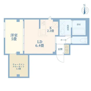 La Crema池袋本町【2階】の間取り