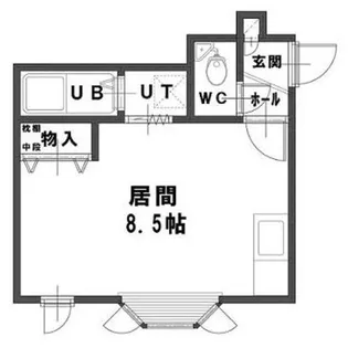ルミエール北28条B棟【3階】の間取り