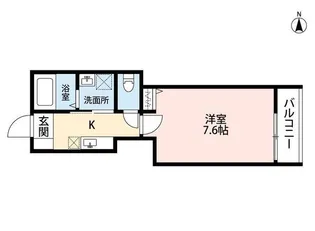 ルミエールいずみ中央【3階】の間取り