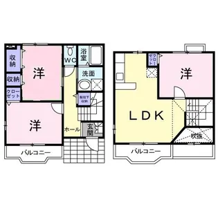 ミルキーウェイ【1階】の間取り
