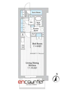アビティグランデ砧 (B棟)【4階】の間取り