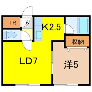 アンヌ【1階】の間取り