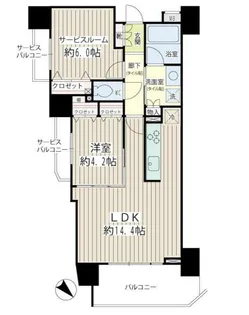 アルコード川崎デュアル【9階】の間取り