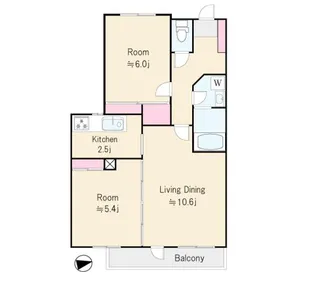 エミネンス瀬田【3階】の間取り