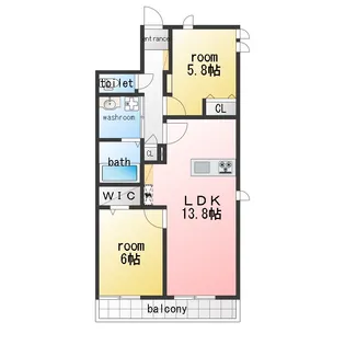 HEBEL MAISON Fukishima【1階】の間取り