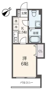 第6ユービコーポ【2階】の間取り