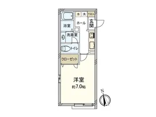 アゼリアコート【1階】の間取り