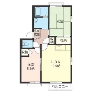 ルミエール・20【2階】の間取り