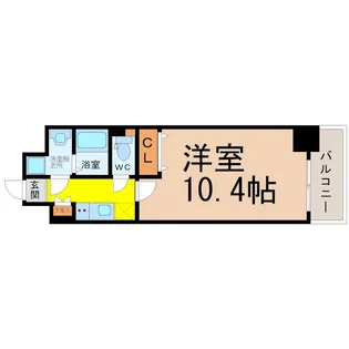 クピットガーデン千代田【6階】の間取り
