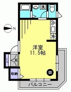 メルベイユII【2階】の間取り