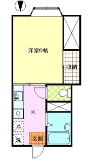 ノースファームビレッジ【2階】の間取り