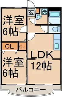 プレイン杉【1階】の間取り