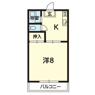 神山ハイツ II【2階】の間取り