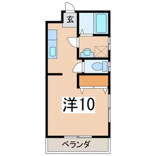 フジパレス塩川C【1階】の間取り