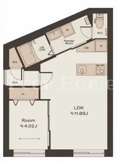 TOLEN SHIROKANE【5階】の間取り