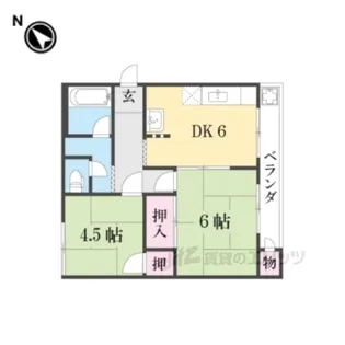 かずみマンション【2階】の間取り