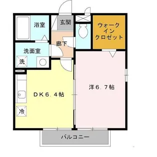 エルクレール【1階】の間取り