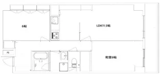 サファーレ中川【5階】の間取り