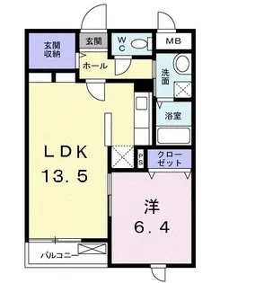 クリオII【1階】の間取り