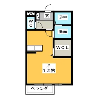 Confort B【1階】の間取り