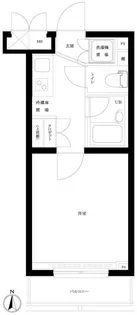 ルーブル中目黒弐番館【3階】の間取り
