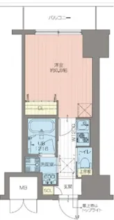 プレジオ都島本通【13階】の間取り
