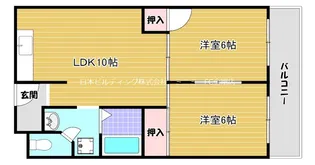 滝谷ユタカハイツ【2階】の間取り