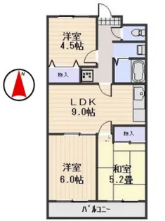 アクセスワケ【1階】の間取り