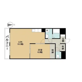 ルミエール緑【3階】の間取り