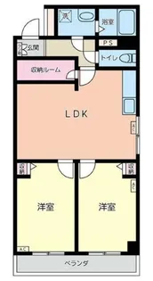 アパートメント松ヶ枝II【4階】の間取り