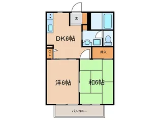 アネックス【2階】の間取り
