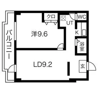 ピアニシキ徳川【1階】の間取り