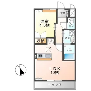 サニーコート1【1階】の間取り