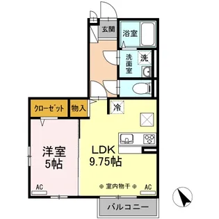 シャイン【1階】の間取り