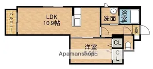 オリンピア【2階】の間取り