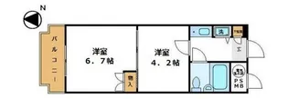 日興パレス登戸【1階】の間取り