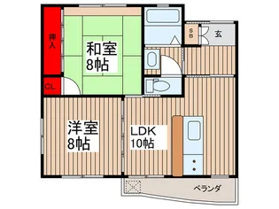 石川マンション【2階】の間取り