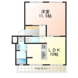 サンモール福田【5階】の間取り