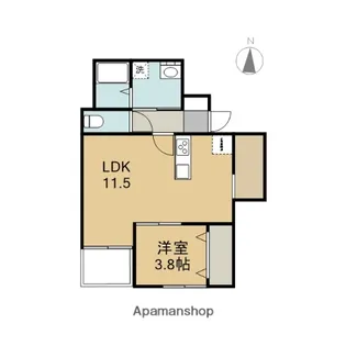 AKATSUKI RESIDENCE 久居野村【3階】の間取り