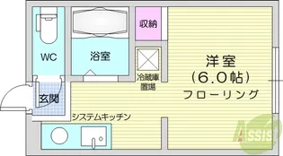サンポート・6【1階】の間取り