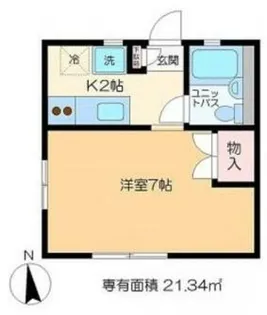 メゾン田嶋【2階】の間取り