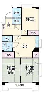 グリーンヒルズ猪子石【2階】の間取り
