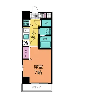 C’2 SQUARE【5階】の間取り