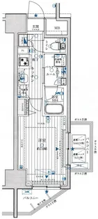 セルアージュ藤沢エクシール【7階】の間取り