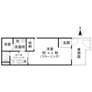 KIRIE自由が丘【1階】の間取り