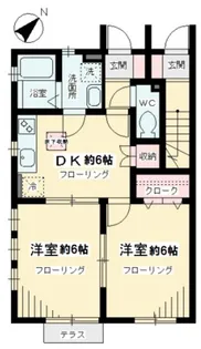 ビオトープ桜丘A【1階】の間取り