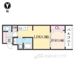 MJC京都西大路2【3階】の間取り