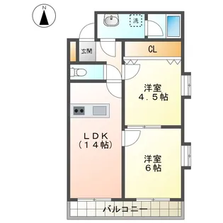 水切浅田ビル【4階】の間取り