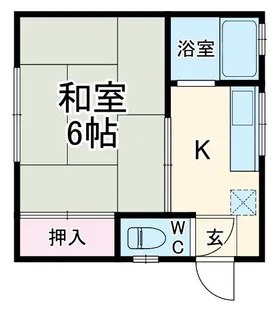 サニーハイツ【2階】の間取り