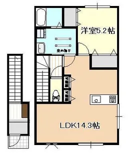 T-CREST寺尾上【2階】の間取り